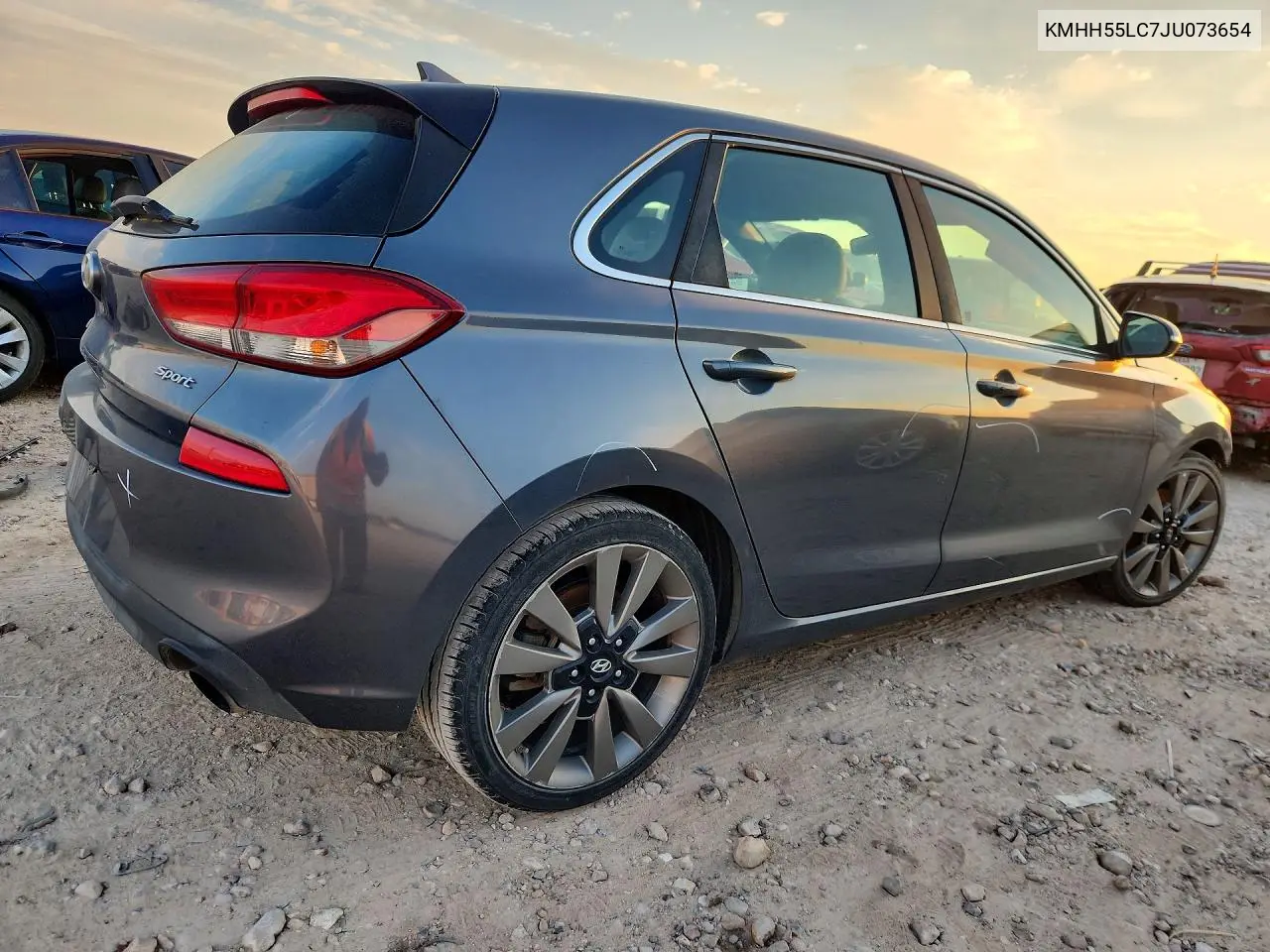 2018 HYUNDAI ELANTRA VIN KMHH55LC7JU073654 — фото 3