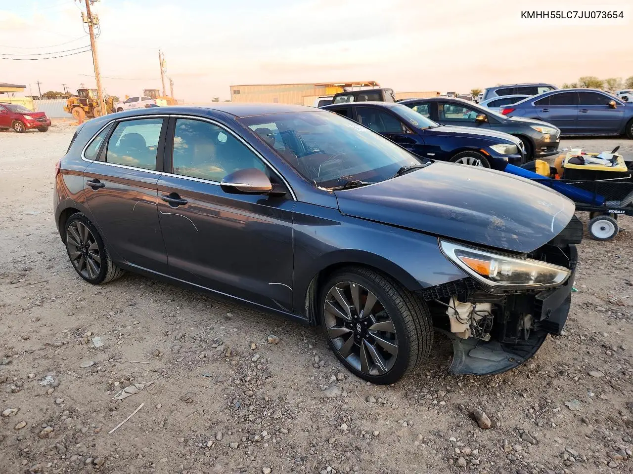 2018 HYUNDAI ELANTRA VIN KMHH55LC7JU073654 — фото 4