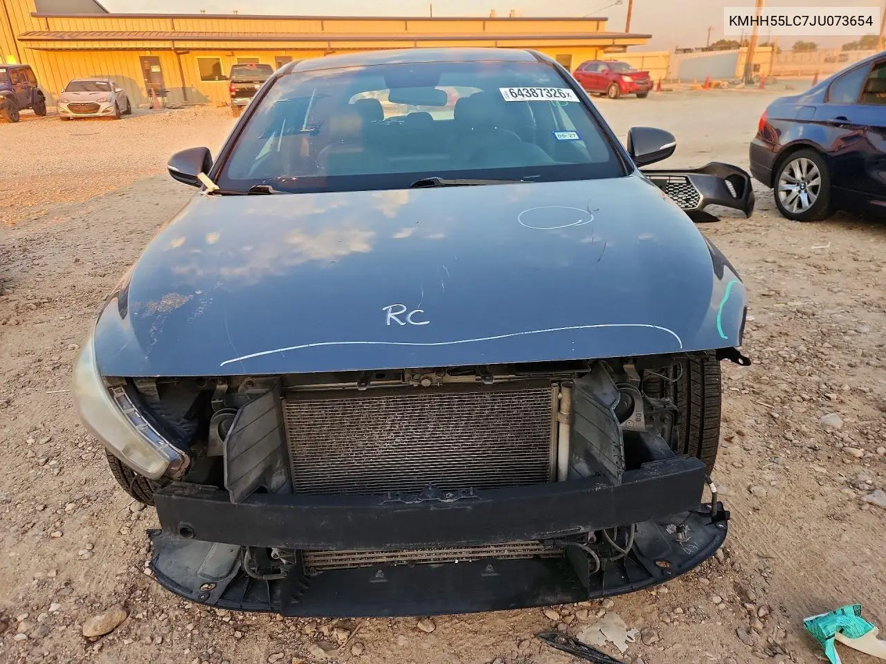2018 HYUNDAI ELANTRA VIN KMHH55LC7JU073654 — фото 5