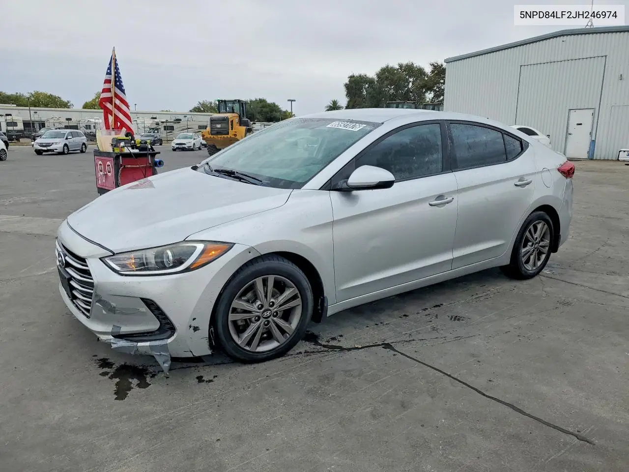 HYUNDAI ELANTRA 2018, VIN 5NPD84LF2JH246974