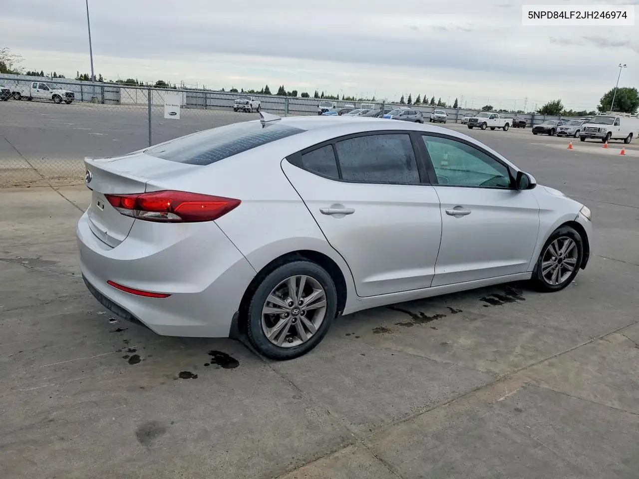 2018 HYUNDAI ELANTRA VIN 5NPD84LF2JH246974 — фото 3
