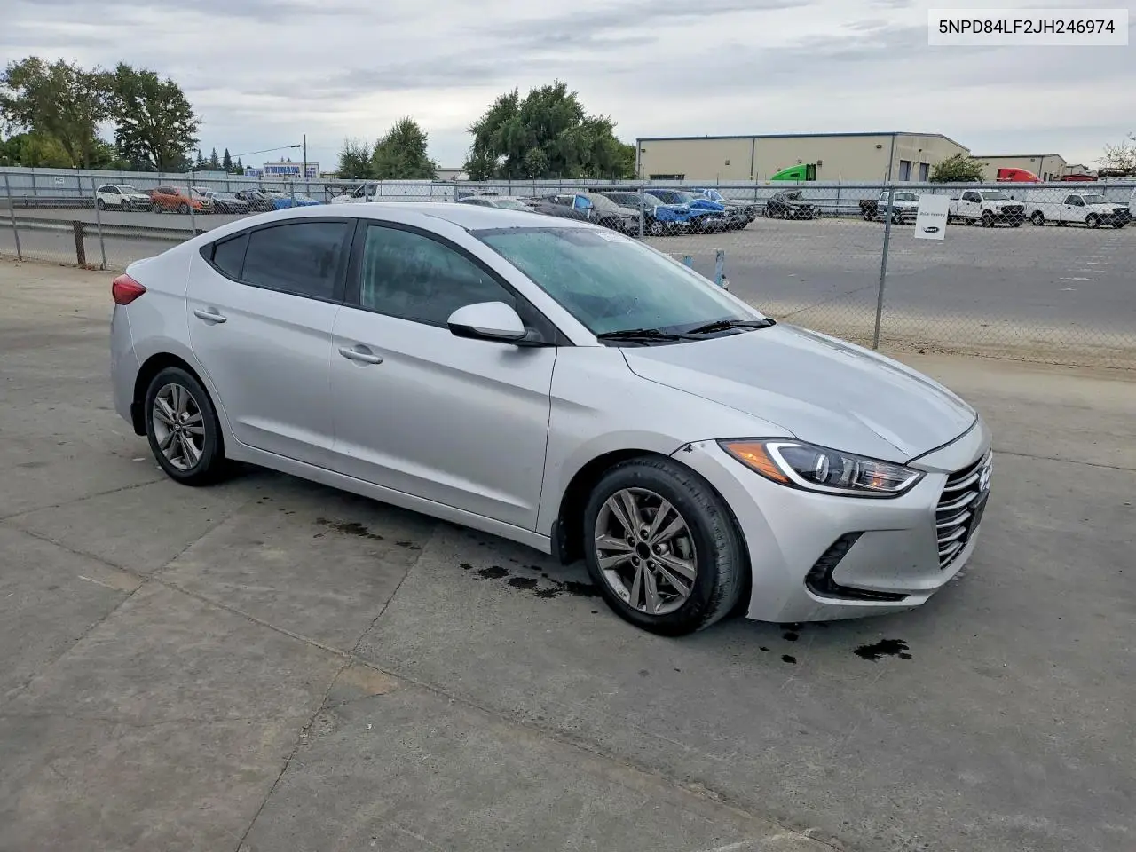 2018 HYUNDAI ELANTRA VIN 5NPD84LF2JH246974 — фото 4