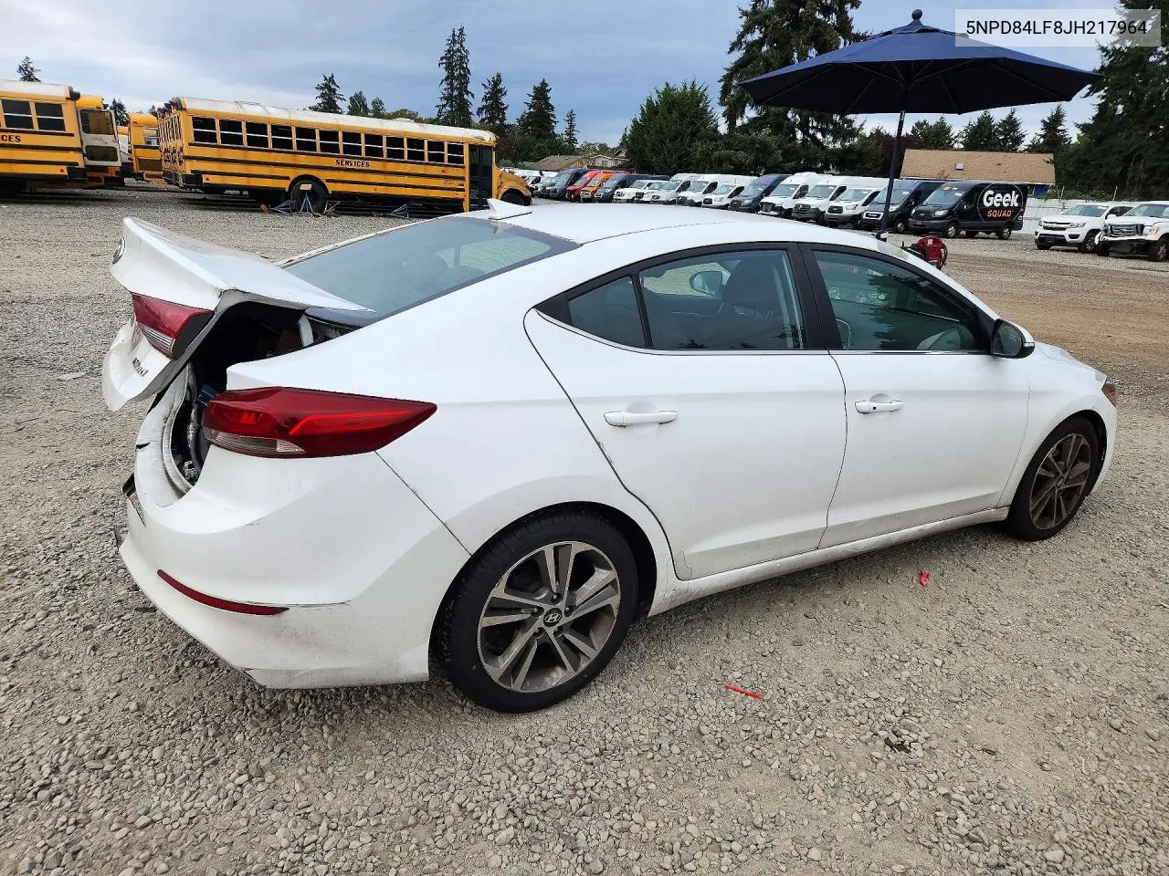 2018 HYUNDAI ELANTRA VIN 5NPD84LF8JH217964 — фото 3