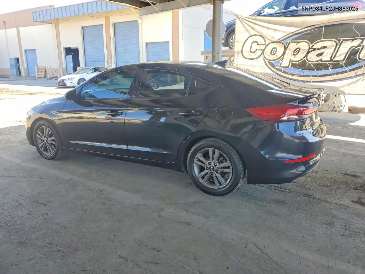 2018 HYUNDAI ELANTRA VIN 5NPD84LF2JH383025 — фото 2
