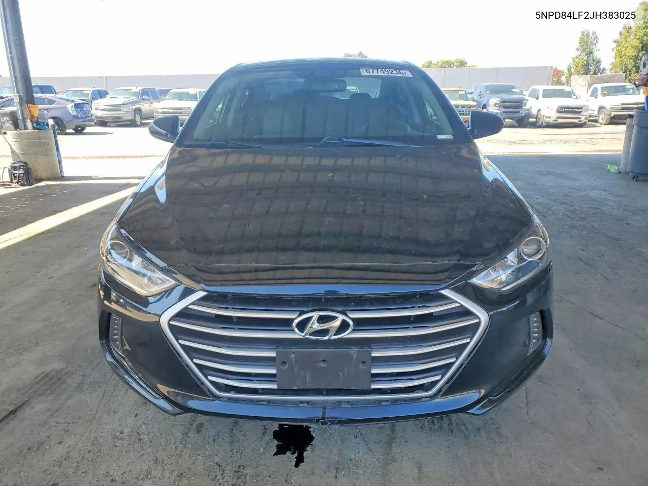 2018 HYUNDAI ELANTRA VIN 5NPD84LF2JH383025 — фото 5