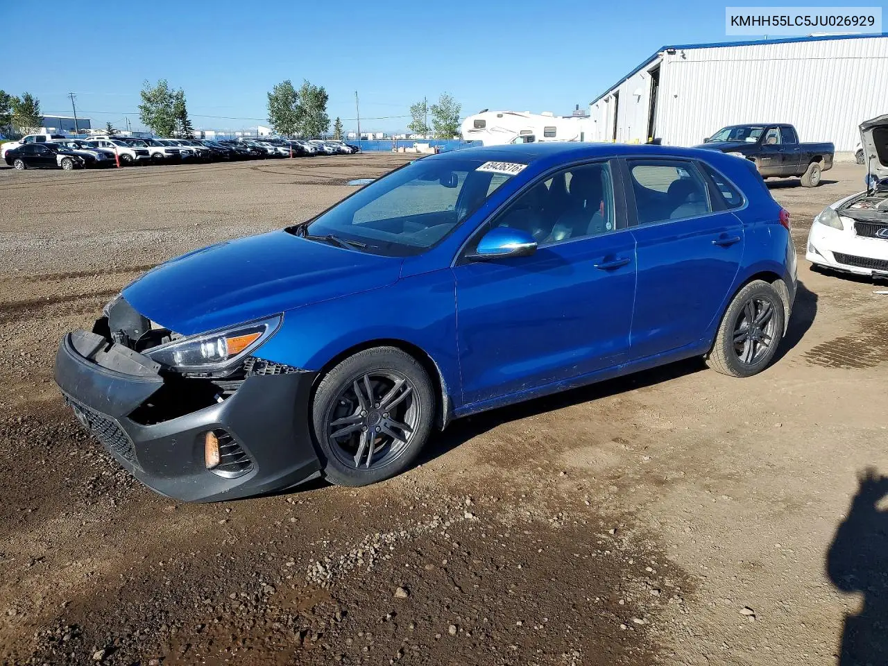 HYUNDAI ELANTRA 2018, VIN KMHH55LC5JU026929