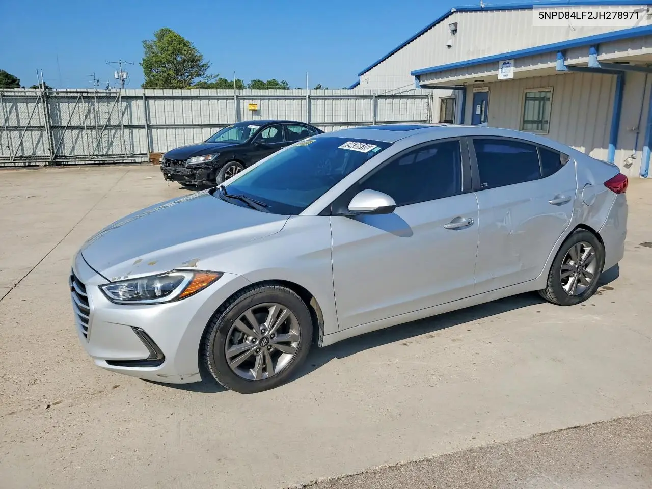 HYUNDAI ELANTRA 2018, VIN 5NPD84LF2JH278971