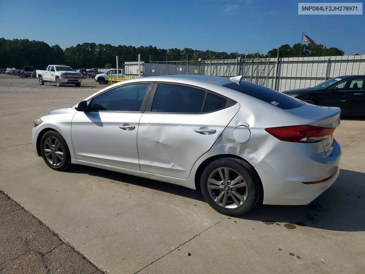 2018 HYUNDAI ELANTRA VIN 5NPD84LF2JH278971 — фото 2