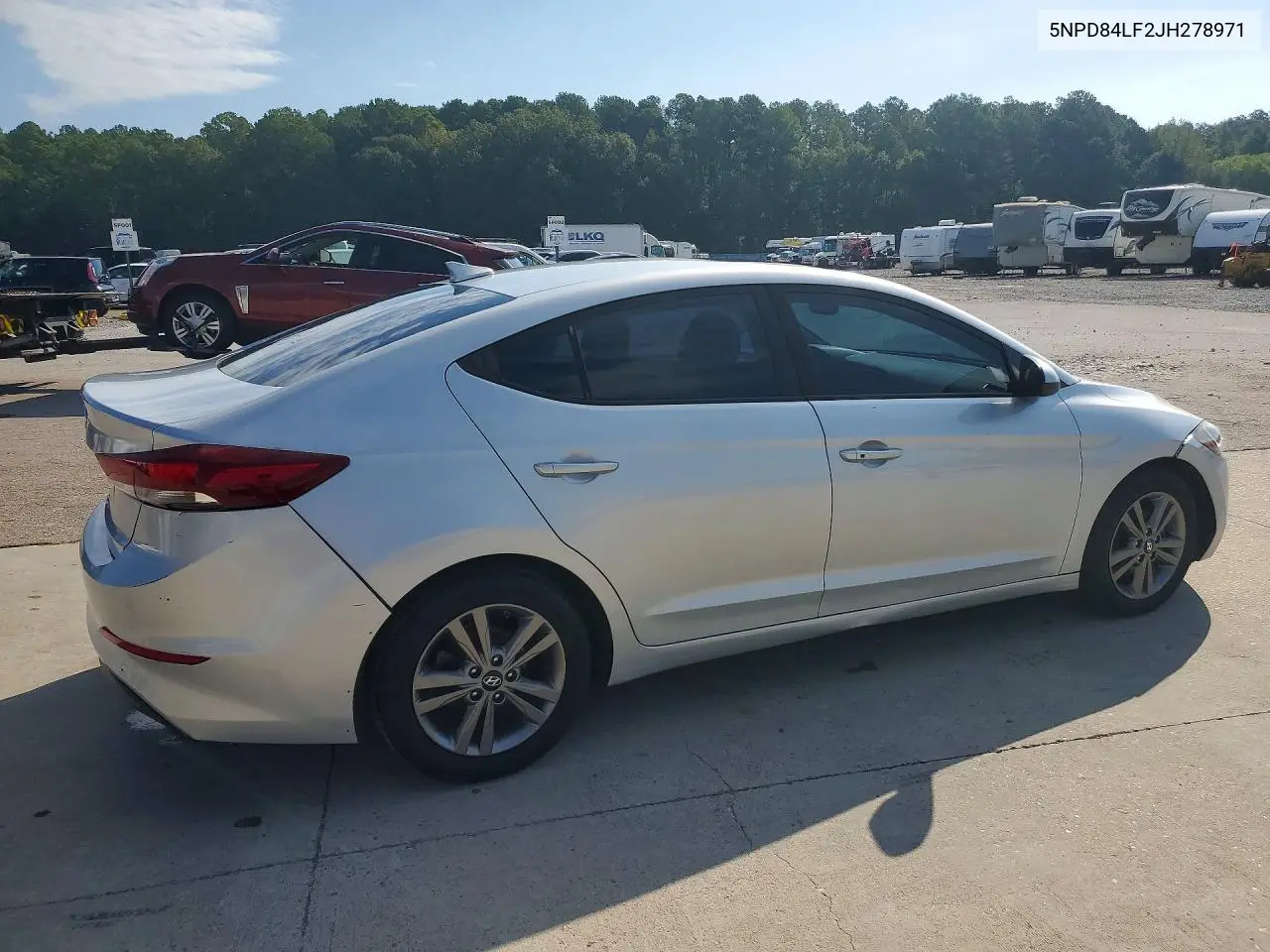 2018 HYUNDAI ELANTRA VIN 5NPD84LF2JH278971 — фото 3