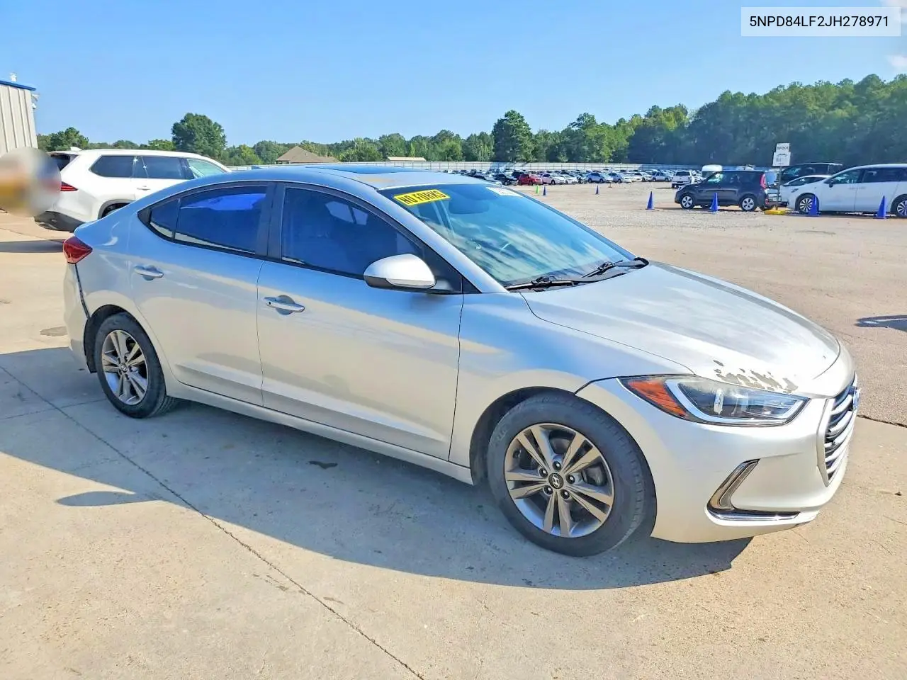 2018 HYUNDAI ELANTRA VIN 5NPD84LF2JH278971 — фото 4