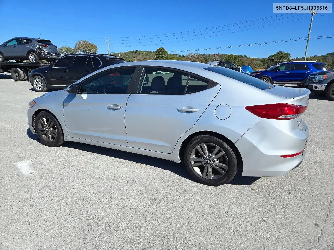 2018 HYUNDAI ELANTRA VIN 5NPD84LF5JH305516 — фото 2