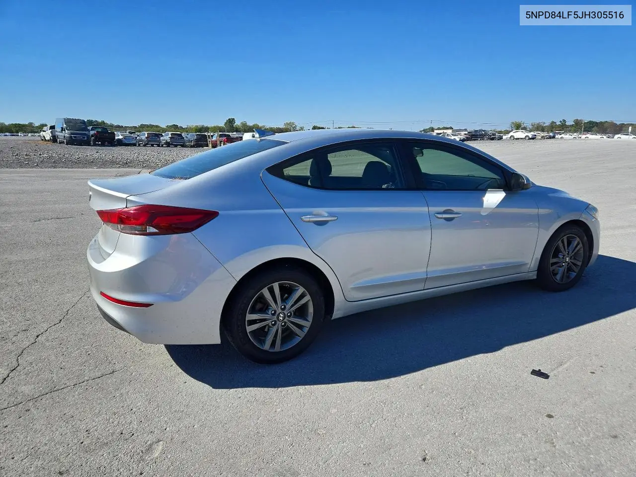 2018 HYUNDAI ELANTRA VIN 5NPD84LF5JH305516 — фото 3