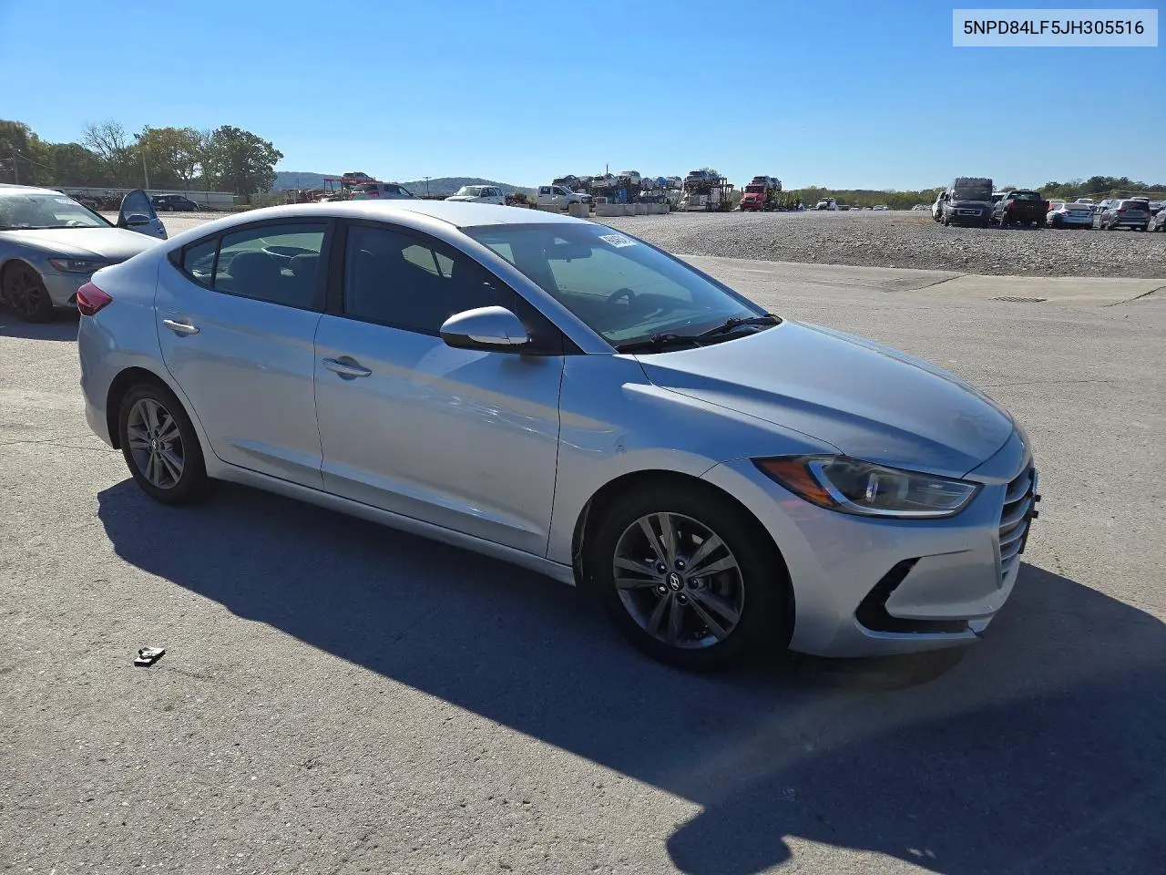 2018 HYUNDAI ELANTRA VIN 5NPD84LF5JH305516 — фото 4