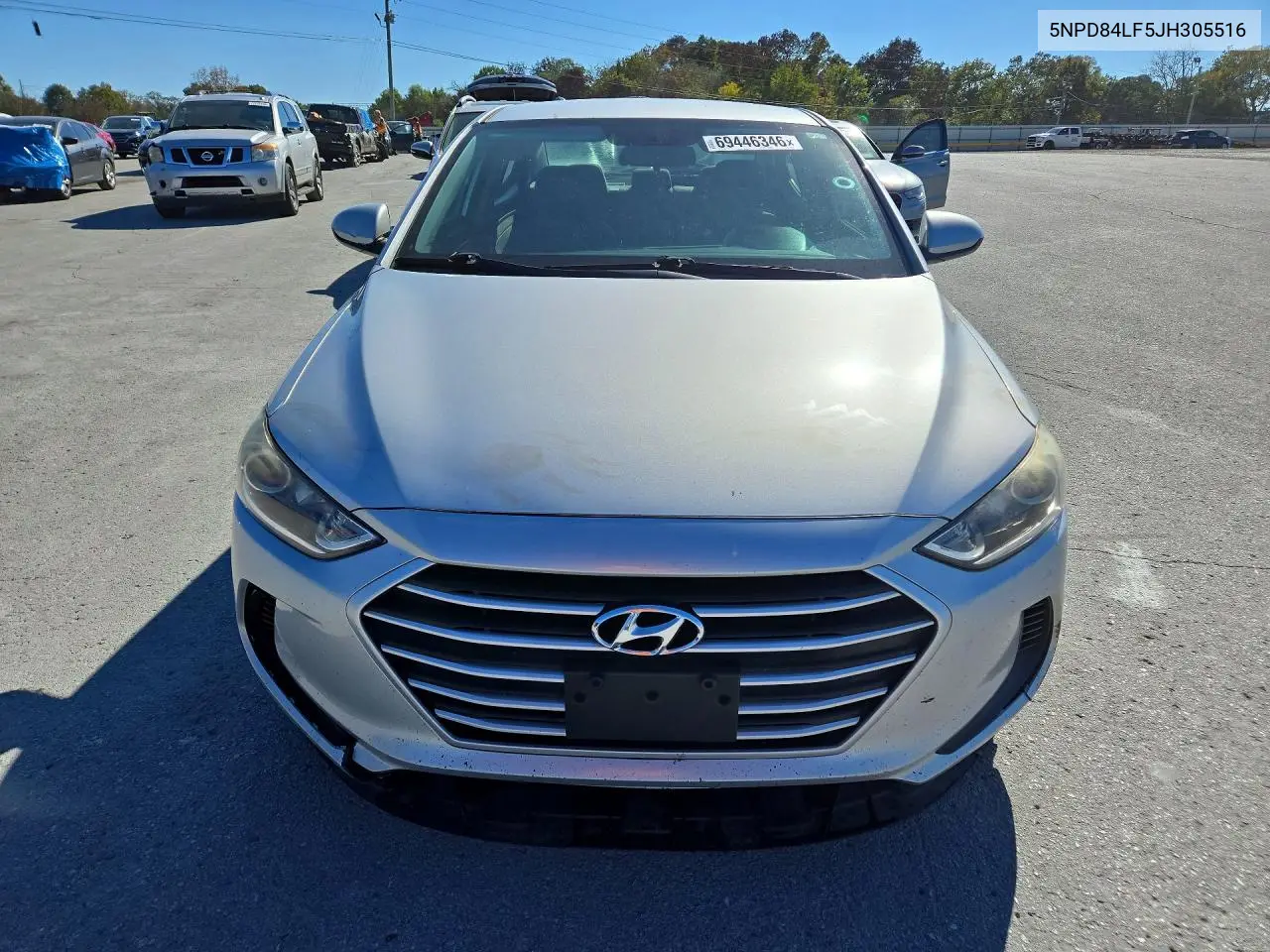 2018 HYUNDAI ELANTRA VIN 5NPD84LF5JH305516 — фото 5