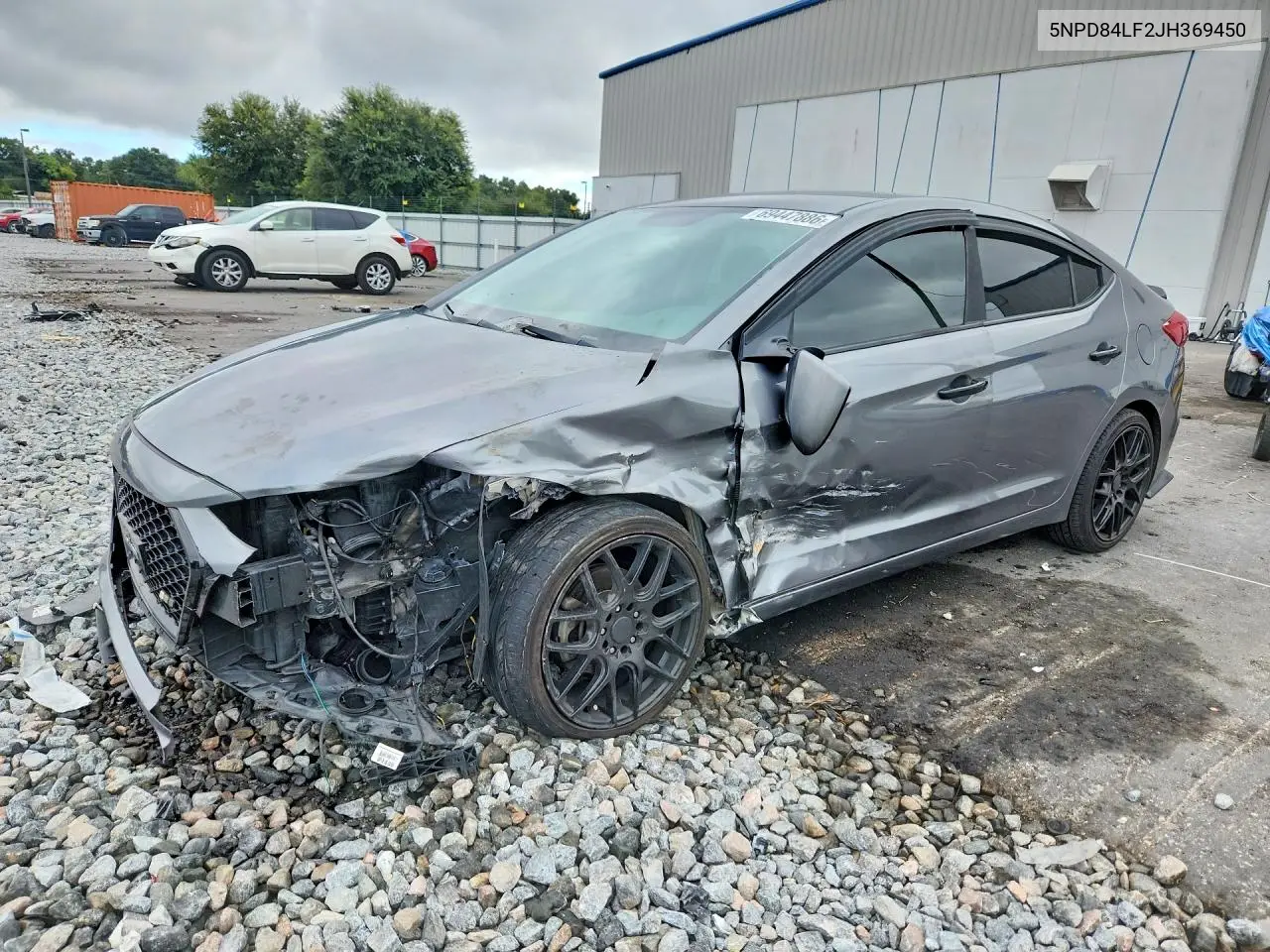 HYUNDAI ELANTRA 2018, VIN 5NPD84LF2JH369450
