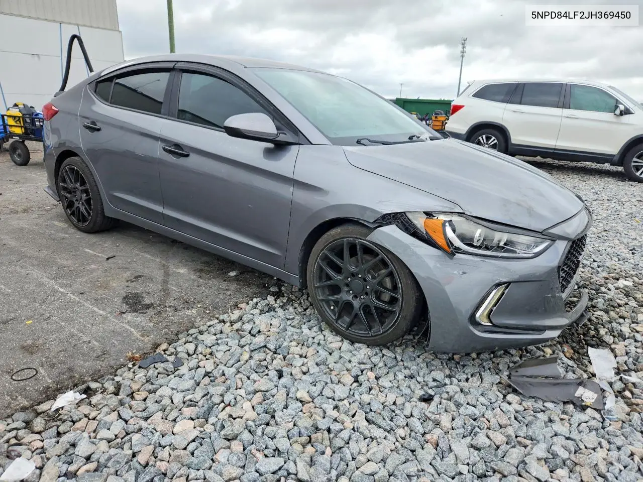 2018 HYUNDAI ELANTRA VIN 5NPD84LF2JH369450 — фото 4