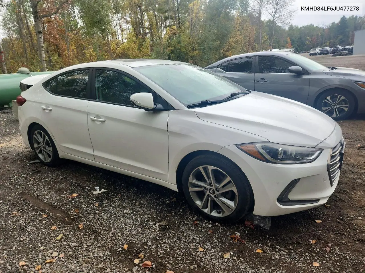 2018 HYUNDAI ELANTRA VIN KMHD84LF6JU477278 — фото 4
