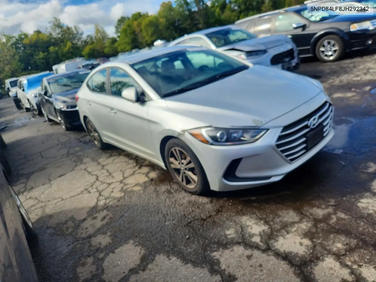 2018 HYUNDAI ELANTRA VIN 5NPD84LF8JH292342 — фото 4