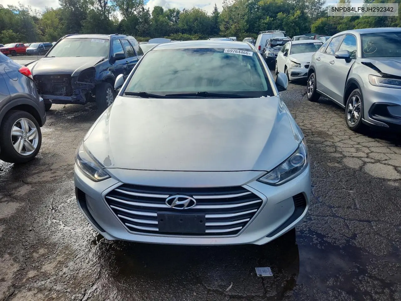 2018 HYUNDAI ELANTRA VIN 5NPD84LF8JH292342 — фото 5