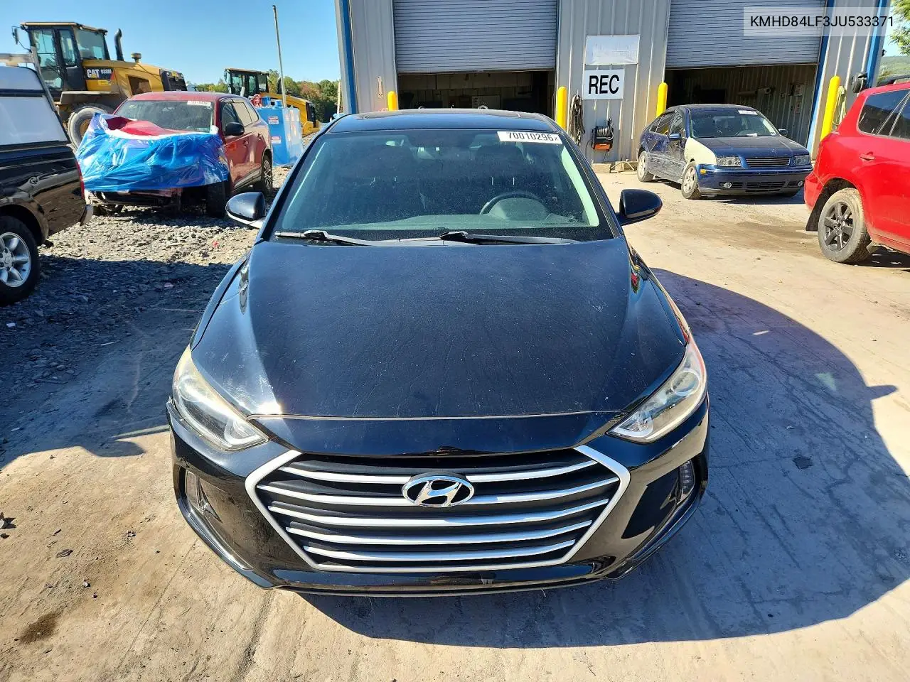 2018 HYUNDAI ELANTRA VIN KMHD84LF3JU533371 — фото 5