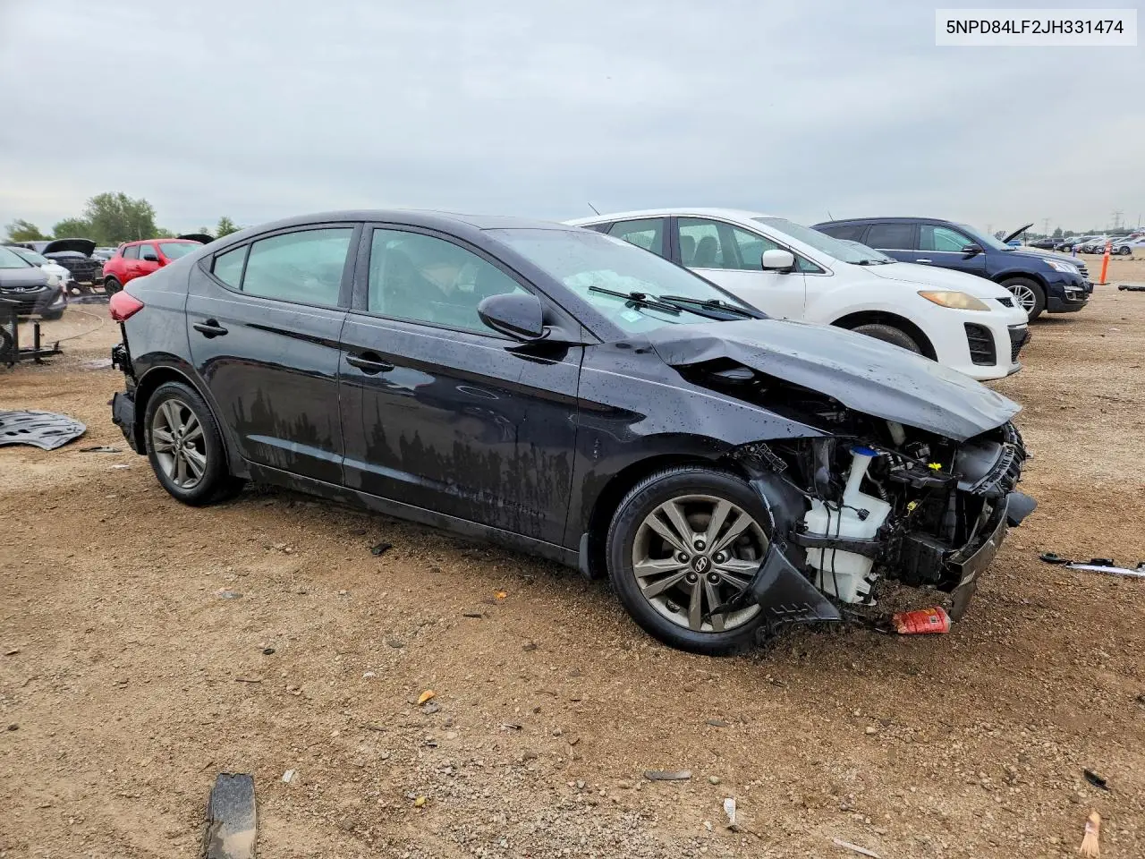 2018 HYUNDAI ELANTRA VIN 5NPD84LF2JH331474 — фото 4