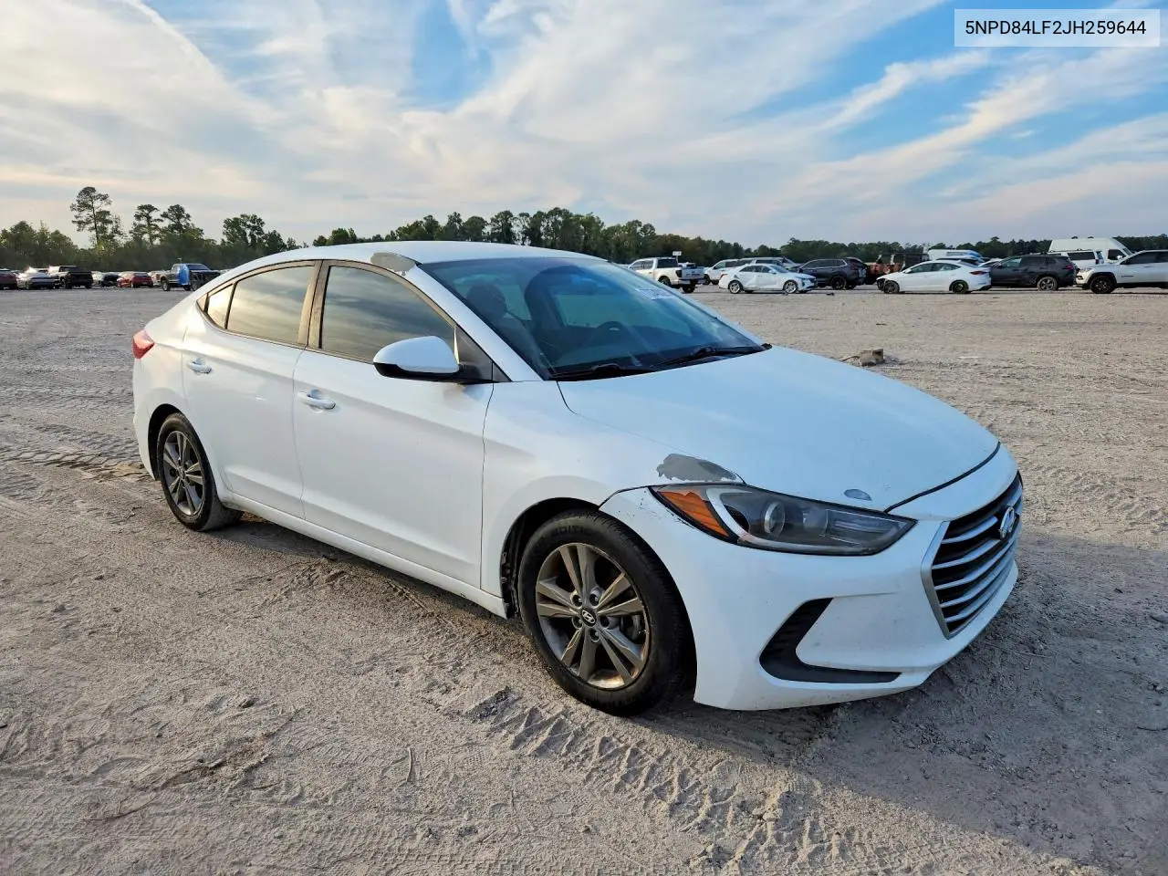 2018 HYUNDAI ELANTRA VIN 5NPD84LF2JH259644 — фото 4