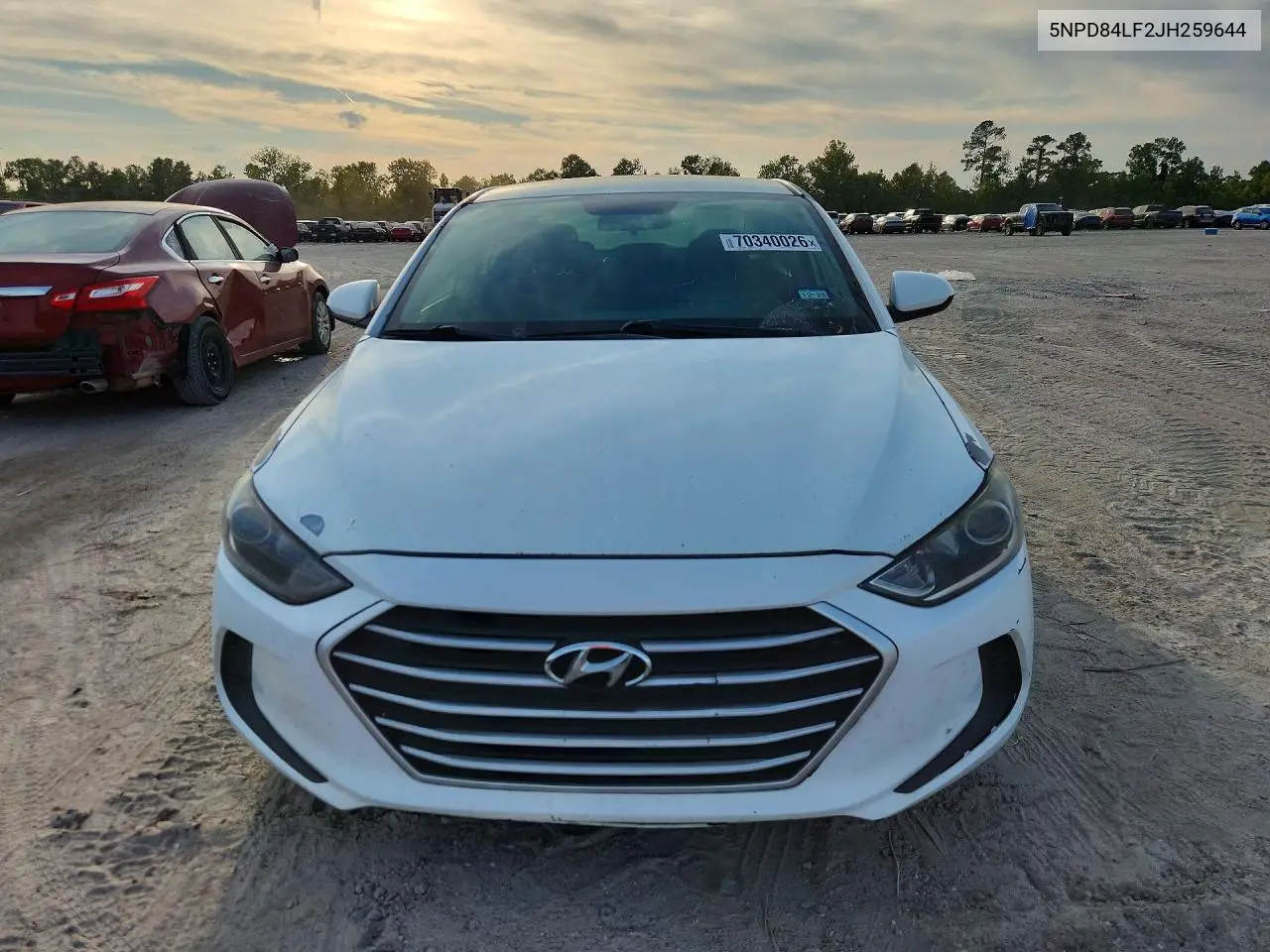 2018 HYUNDAI ELANTRA VIN 5NPD84LF2JH259644 — фото 5