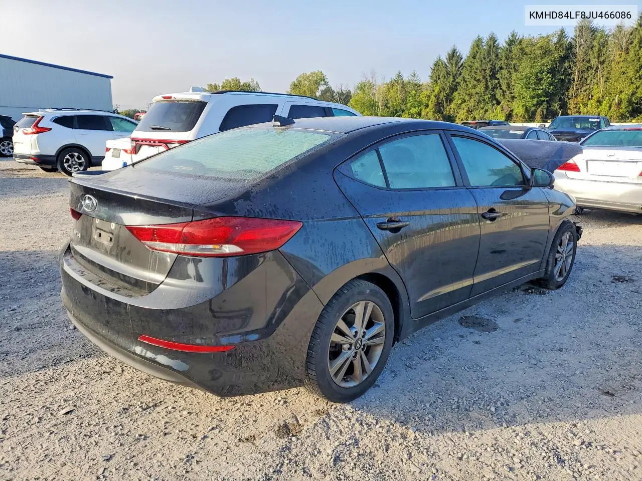 2018 HYUNDAI ELANTRA VIN KMHD84LF8JU466086 — фото 3