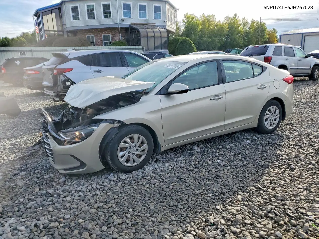HYUNDAI ELANTRA 2018, VIN 5NPD74LF6JH267023