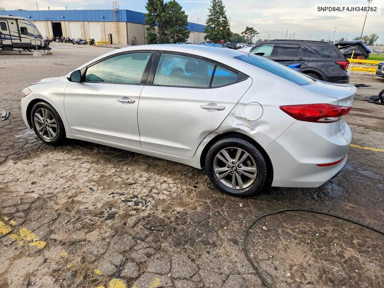 2018 HYUNDAI ELANTRA VIN 5NPD84LF4JH348762 — фото 2