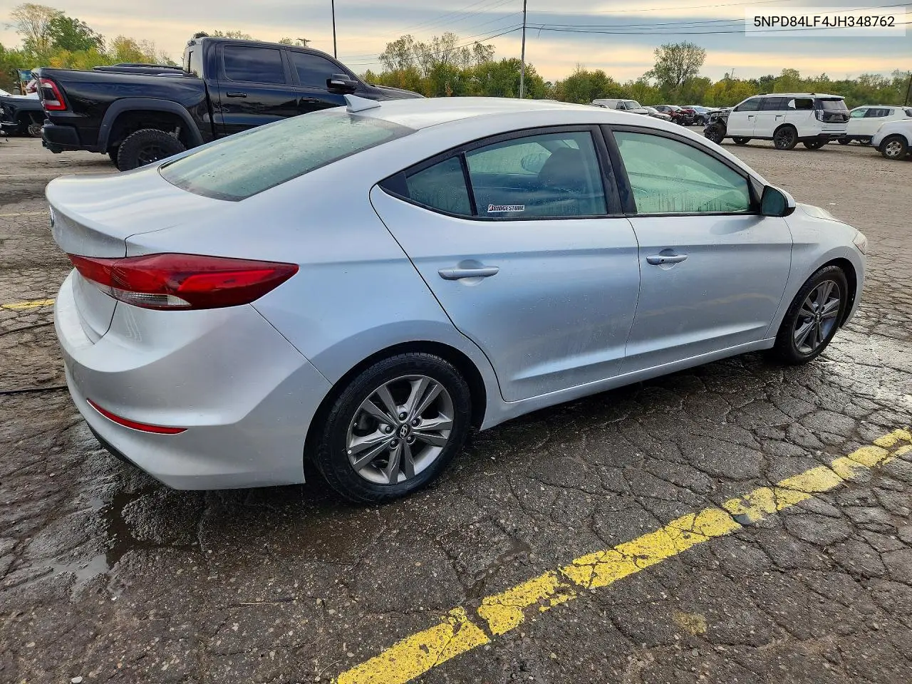 2018 HYUNDAI ELANTRA VIN 5NPD84LF4JH348762 — фото 3