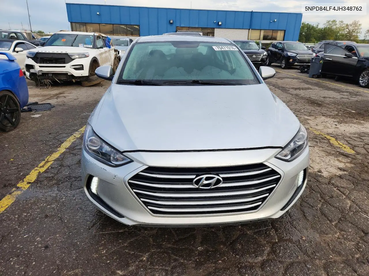 2018 HYUNDAI ELANTRA VIN 5NPD84LF4JH348762 — фото 5