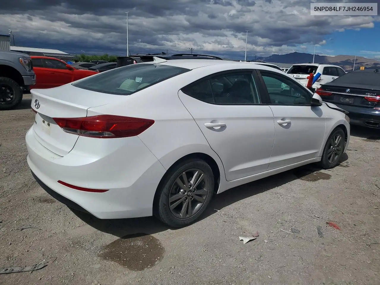 2018 HYUNDAI ELANTRA VIN 5NPD84LF7JH246954 — фото 3