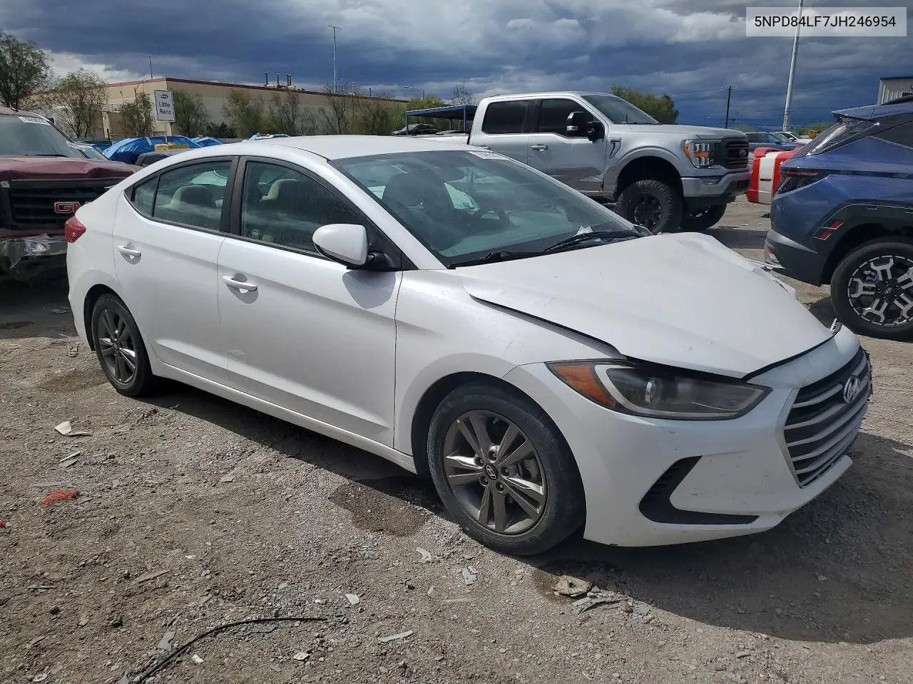 2018 HYUNDAI ELANTRA VIN 5NPD84LF7JH246954 — фото 4