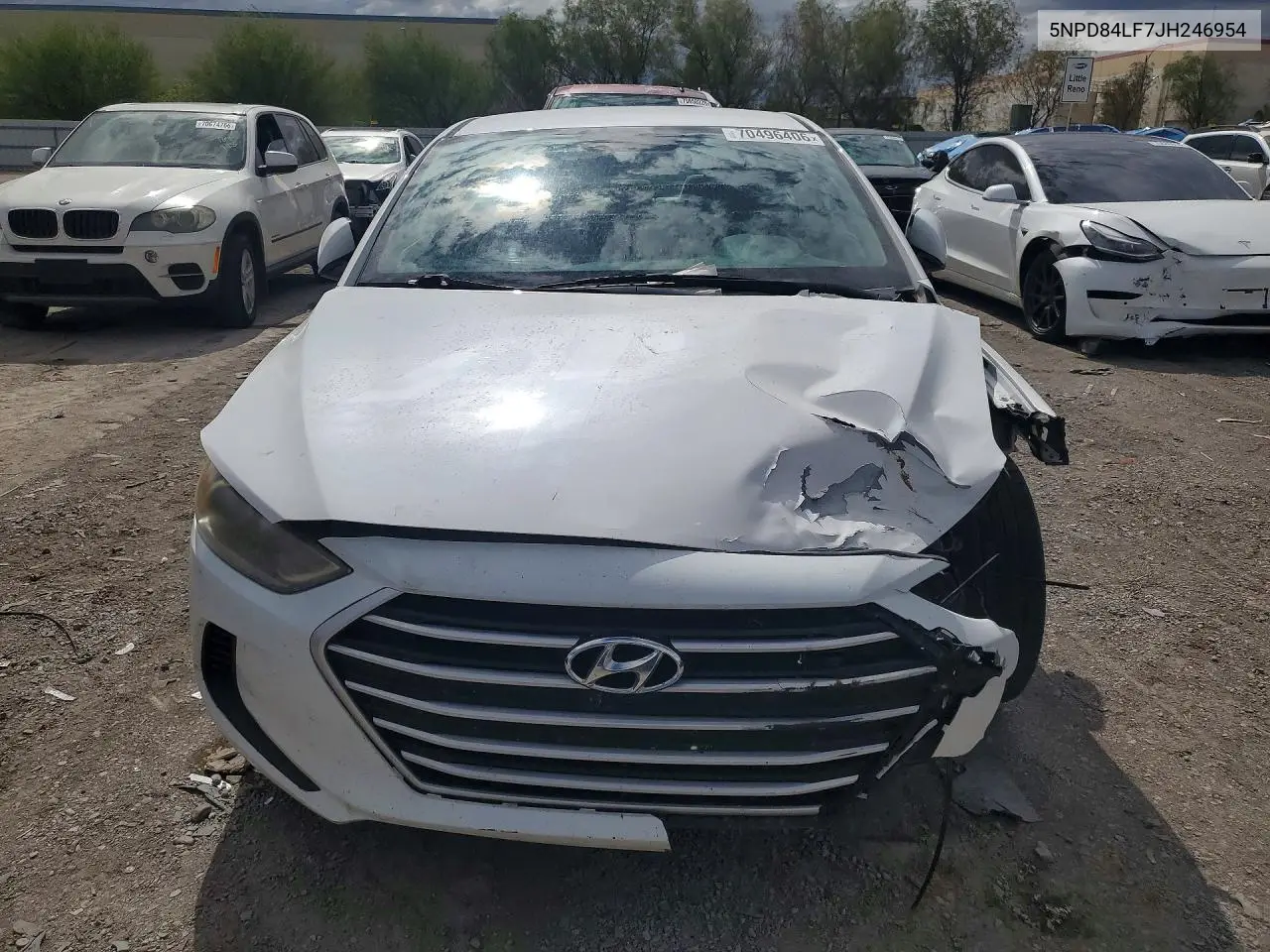 2018 HYUNDAI ELANTRA VIN 5NPD84LF7JH246954 — фото 5