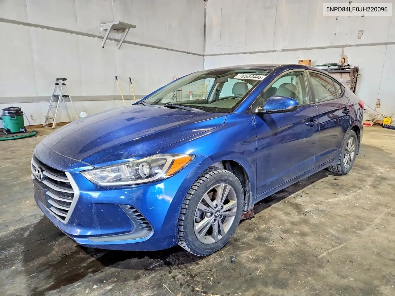 HYUNDAI ELANTRA 2018, VIN 5NPD84LF0JH220096