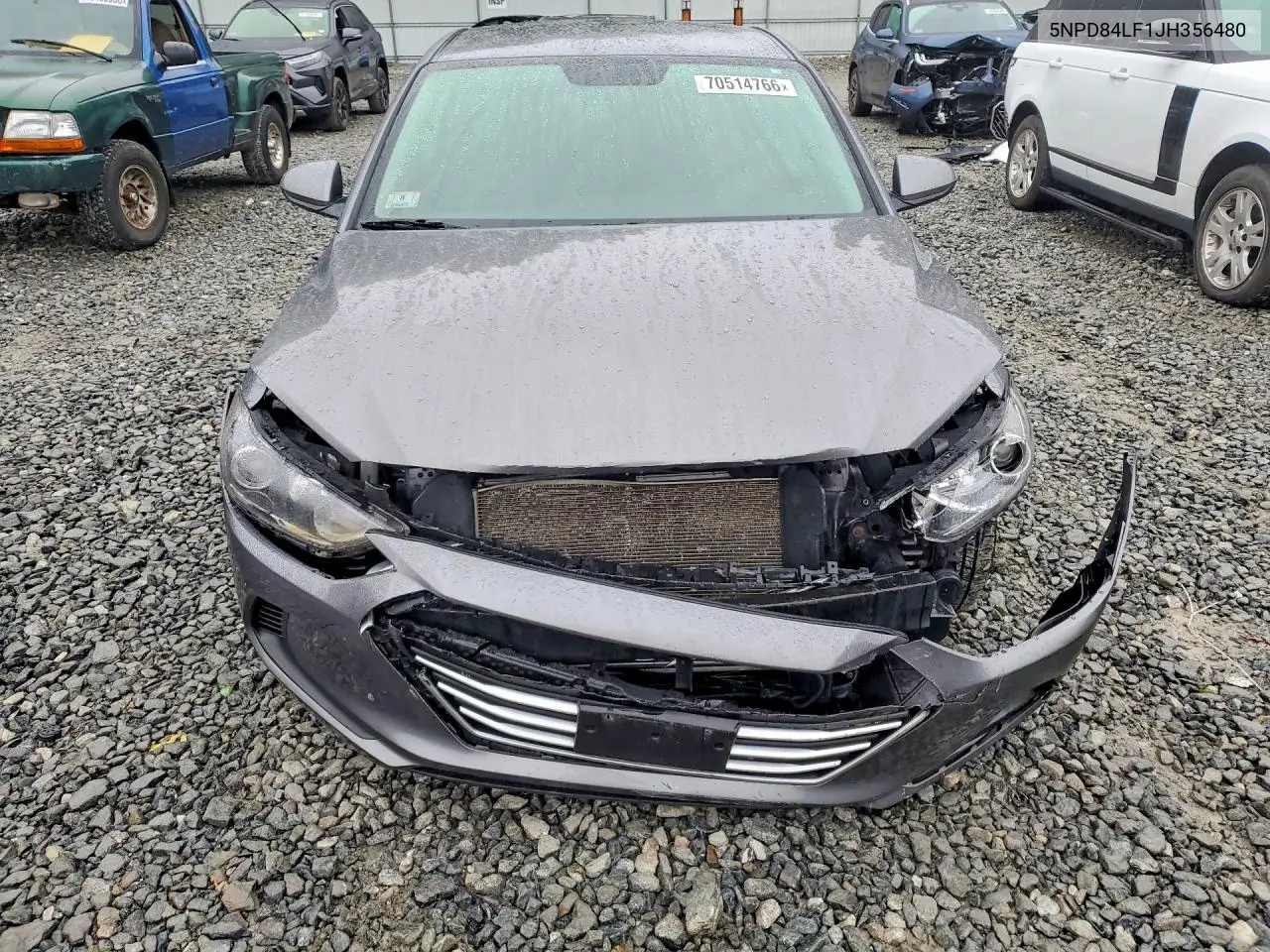 2018 HYUNDAI ELANTRA VIN 5NPD84LF1JH356480 — фото 5