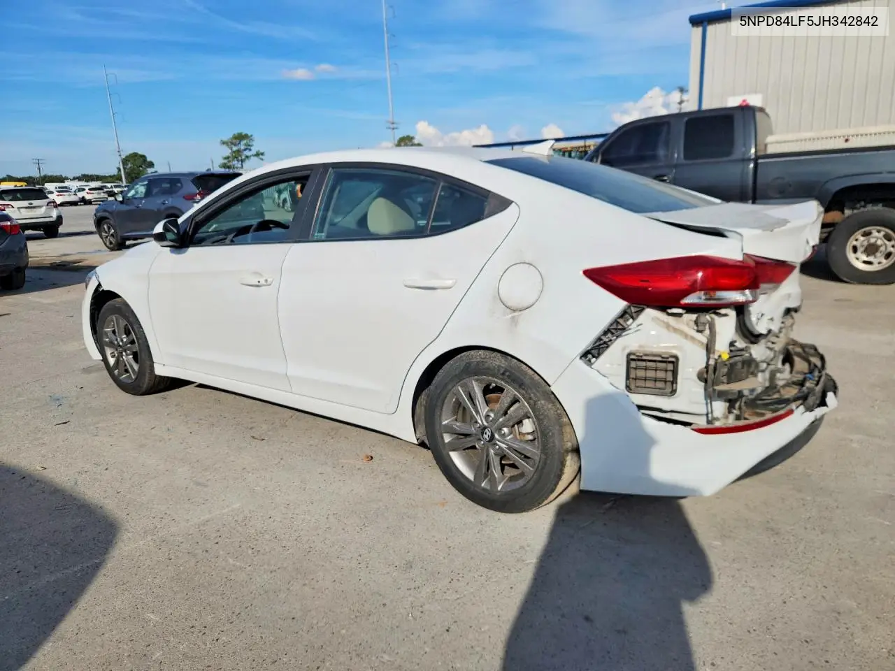 2018 HYUNDAI ELANTRA VIN 5NPD84LF5JH342842 — фото 3