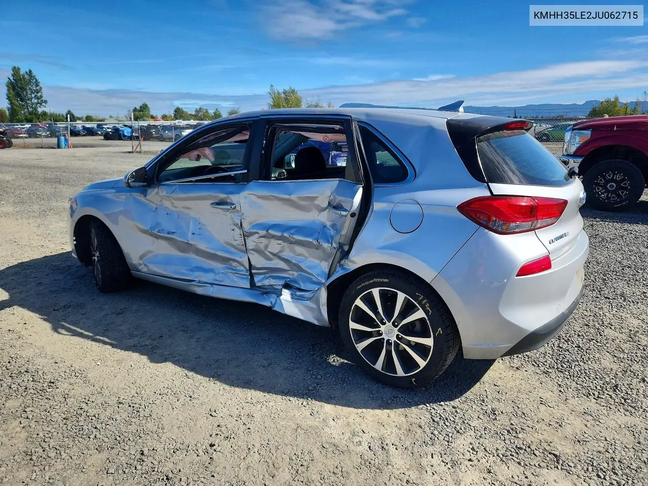 2018 HYUNDAI ELANTRA VIN KMHH35LE2JU062715 — фото 2