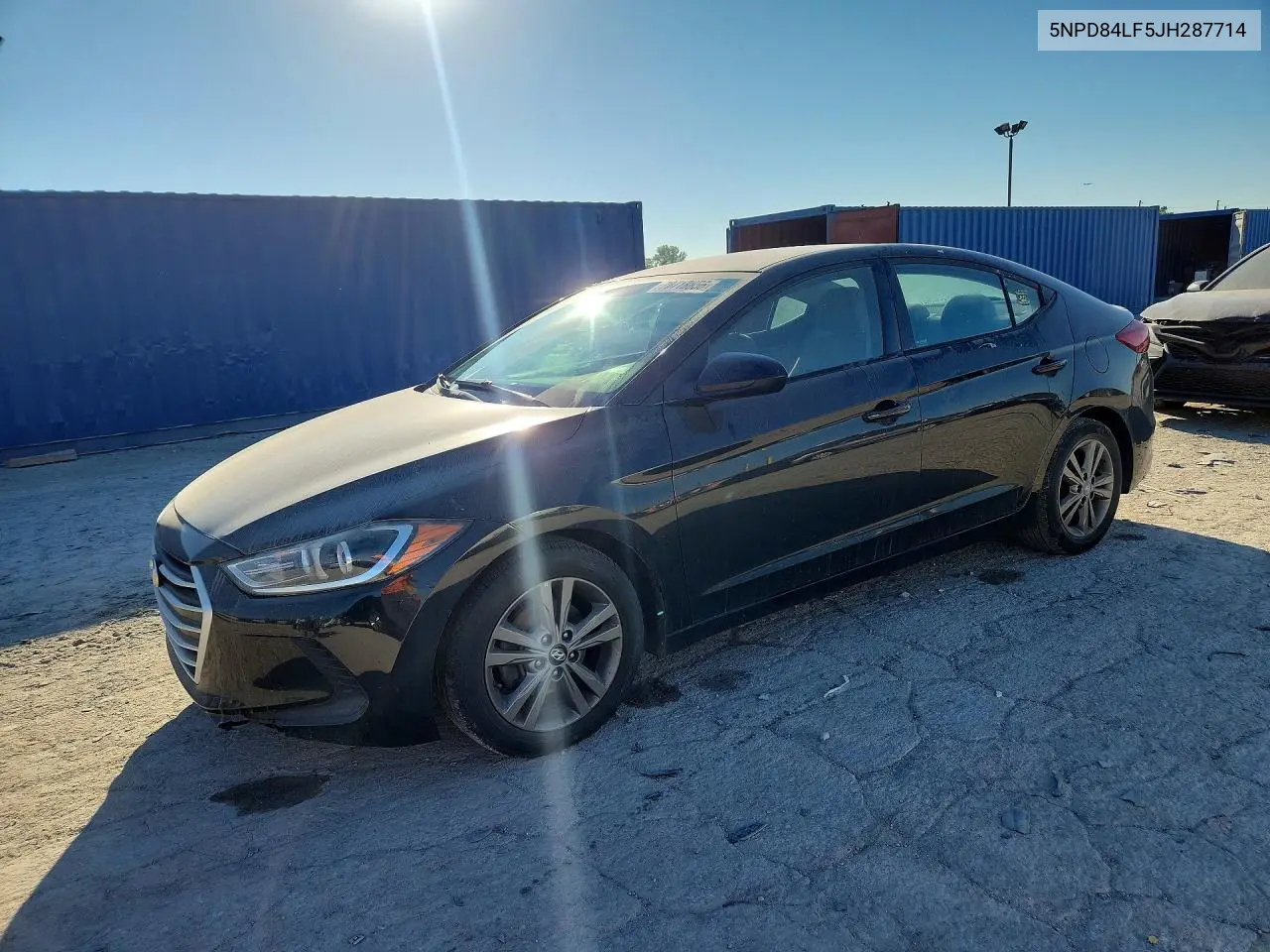 HYUNDAI ELANTRA 2018, VIN 5NPD84LF5JH287714