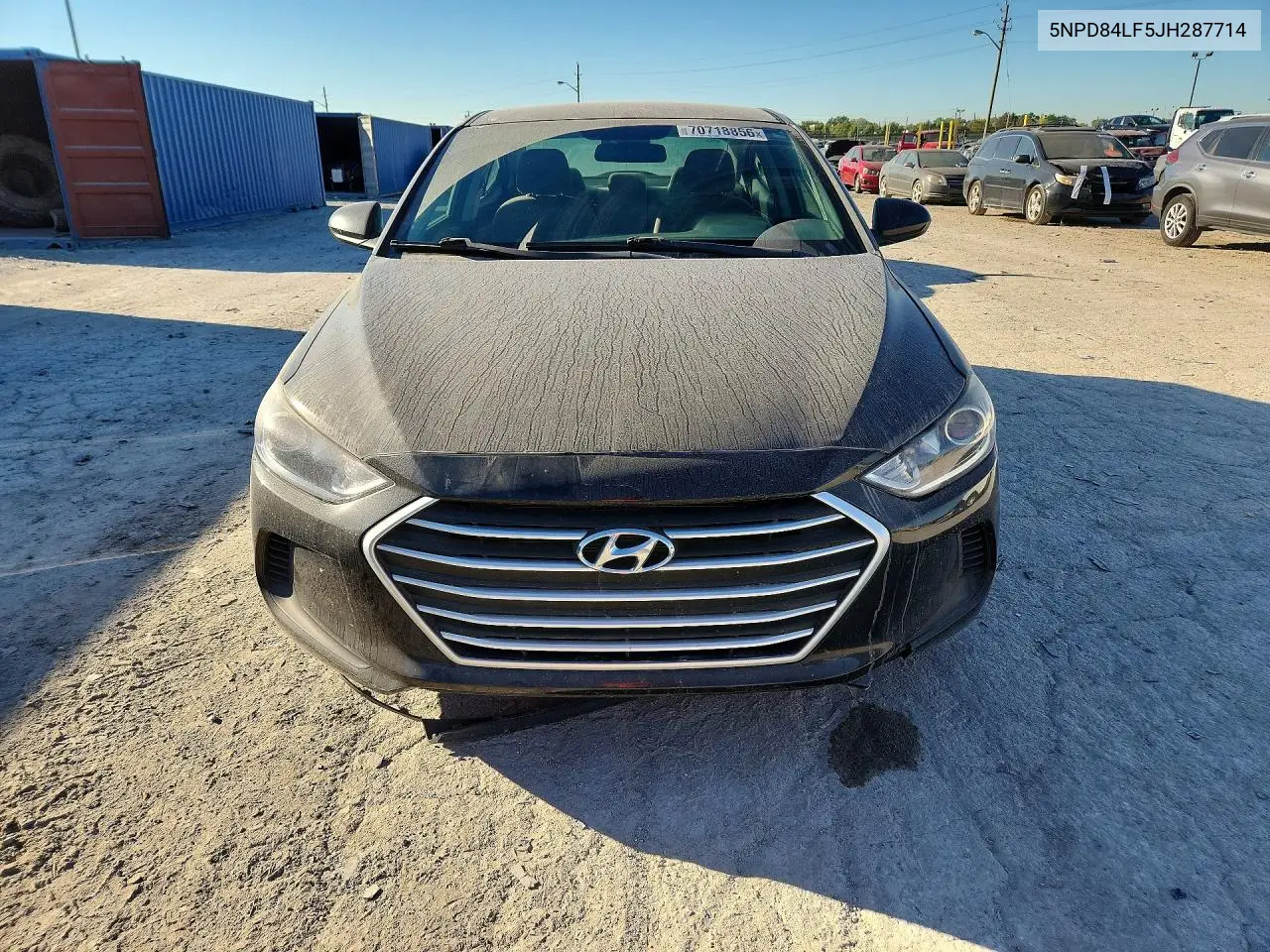 2018 HYUNDAI ELANTRA VIN 5NPD84LF5JH287714 — фото 5