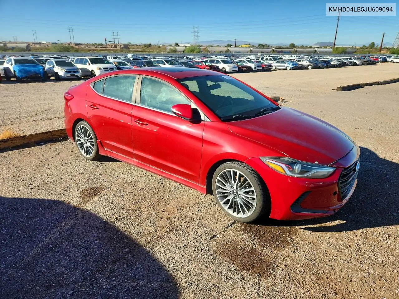 2018 HYUNDAI ELANTRA VIN KMHD04LB5JU609094 — фото 4