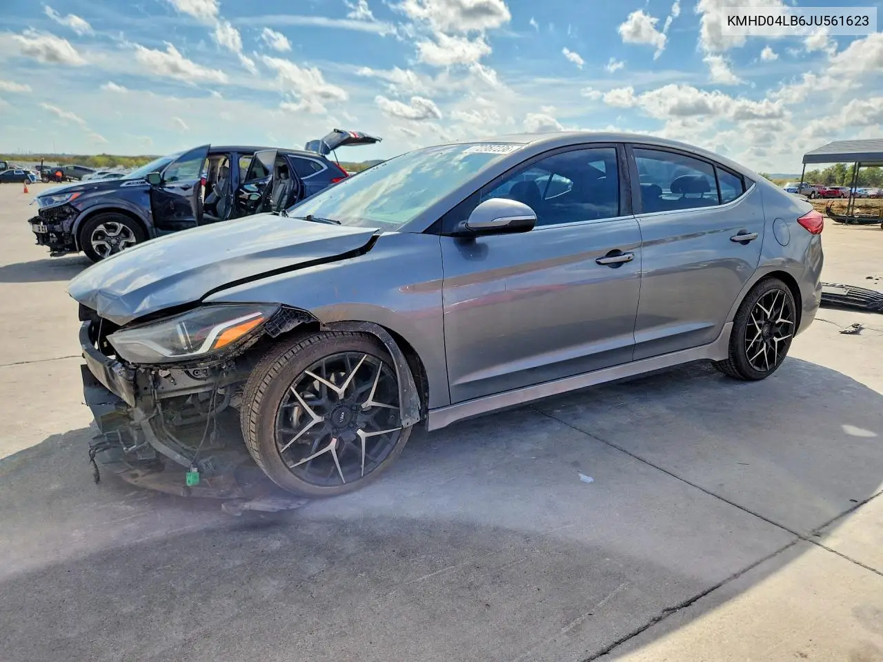 HYUNDAI ELANTRA 2018, VIN KMHD04LB6JU561623