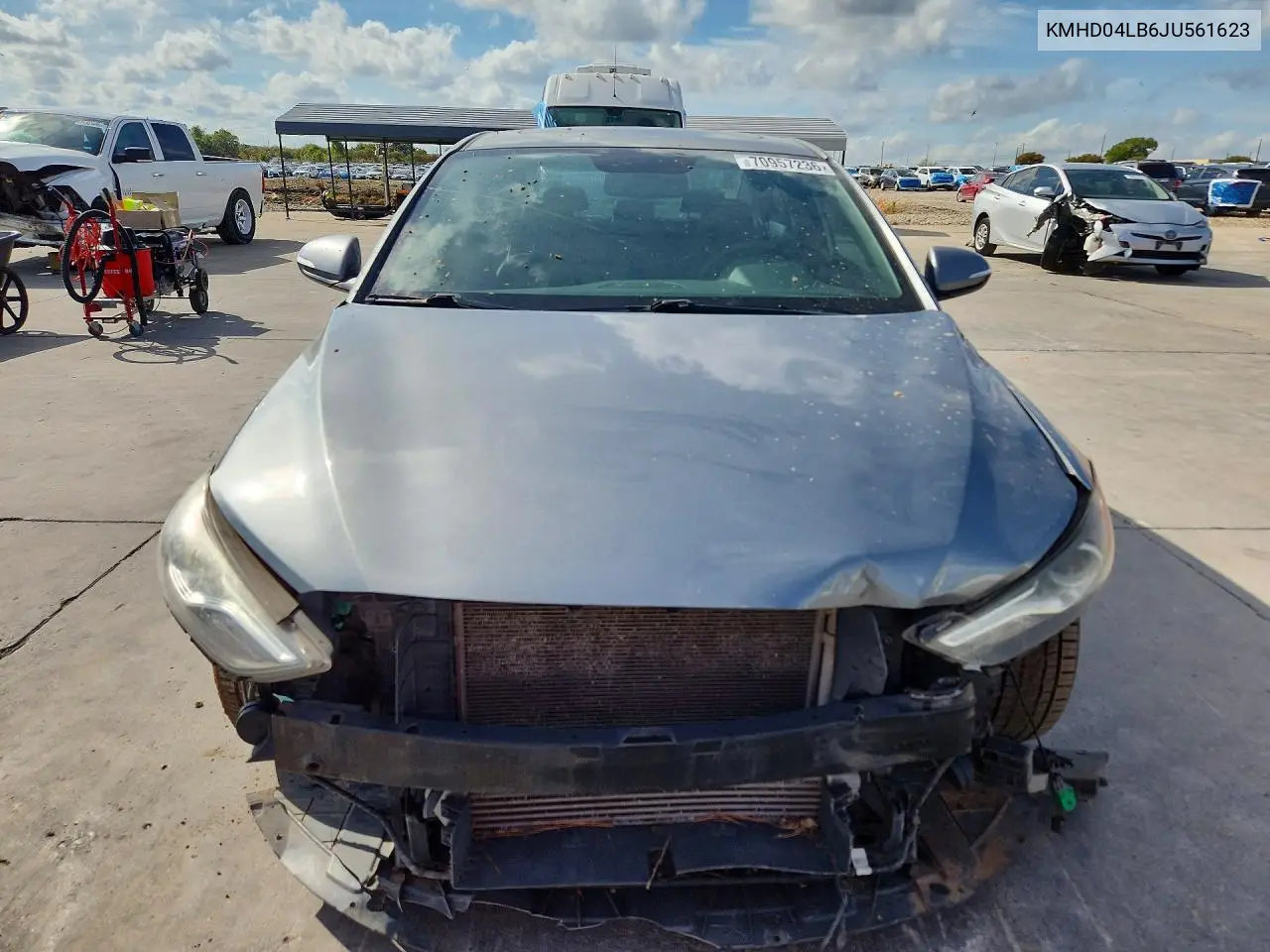 2018 HYUNDAI ELANTRA VIN KMHD04LB6JU561623 — фото 5