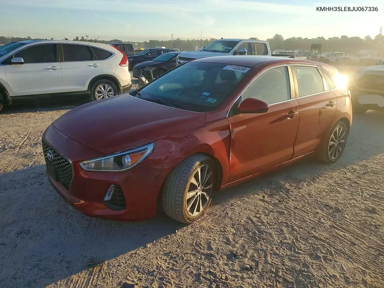 HYUNDAI ELANTRA 2018, VIN KMHH35LE8JU067336
