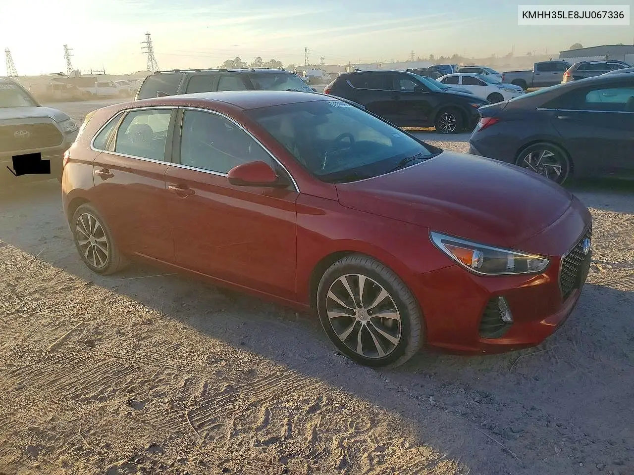 2018 HYUNDAI ELANTRA VIN KMHH35LE8JU067336 — фото 4