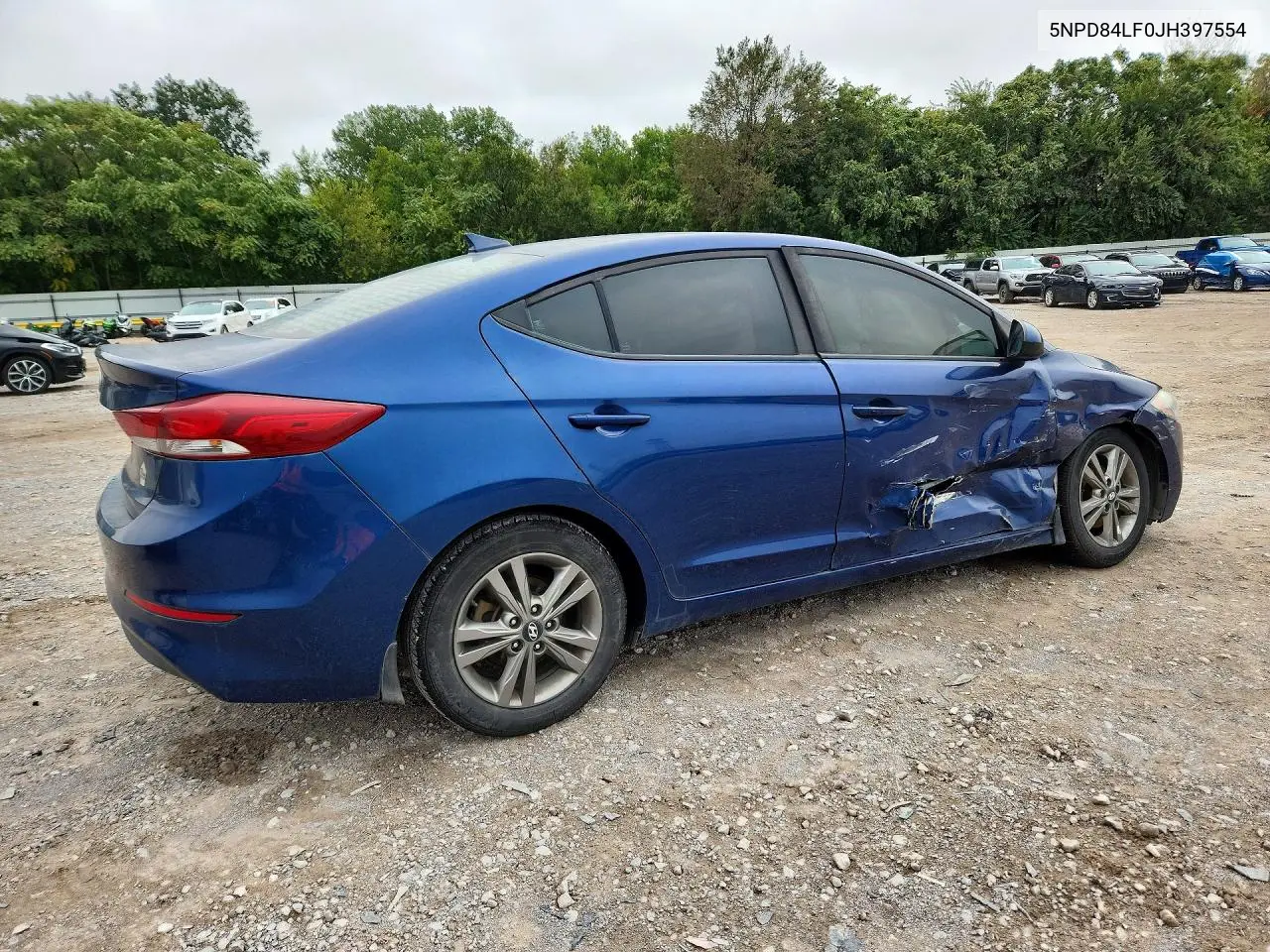 2018 HYUNDAI ELANTRA VIN 5NPD84LF0JH397554 — фото 3