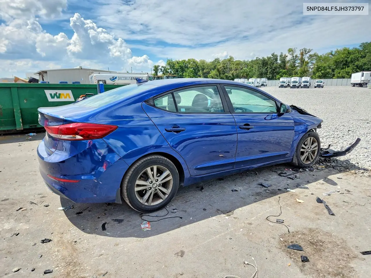 2018 HYUNDAI ELANTRA VIN 5NPD84LF5JH373797 — фото 3