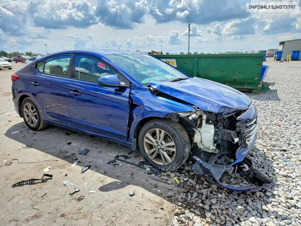 2018 HYUNDAI ELANTRA VIN 5NPD84LF5JH373797 — фото 4