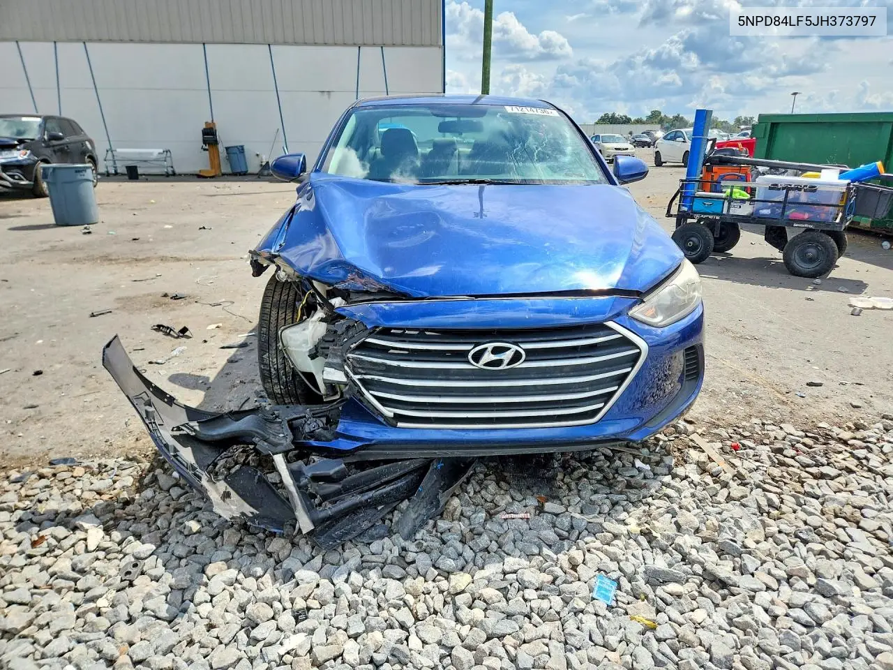 2018 HYUNDAI ELANTRA VIN 5NPD84LF5JH373797 — фото 5